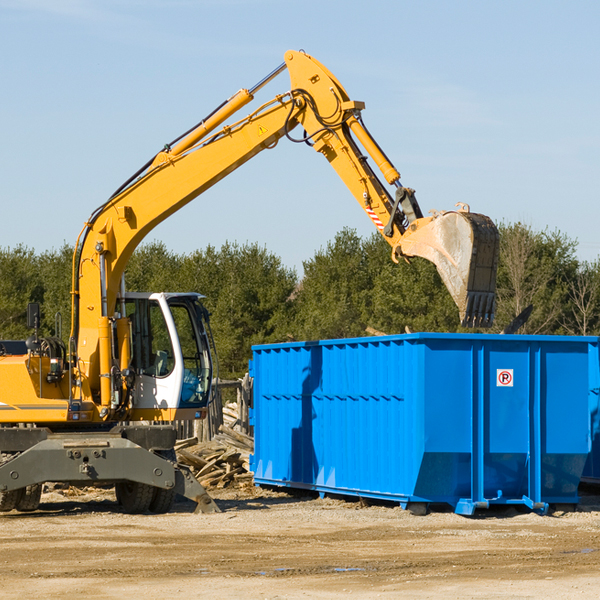 what happens if the residential dumpster is damaged or stolen during rental in Roger Mills County